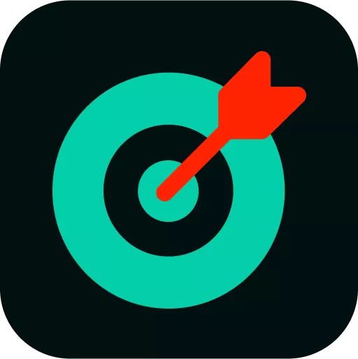 Иконка приложения с мишенью и стрелой